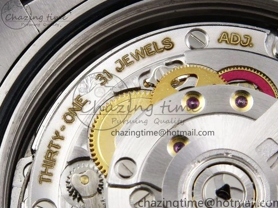 0213 Classic DayDate 40 SS JDF 904L Steel Black Roman Dial on President Bracelet VR3255 V3 (Gain Weight) 1434